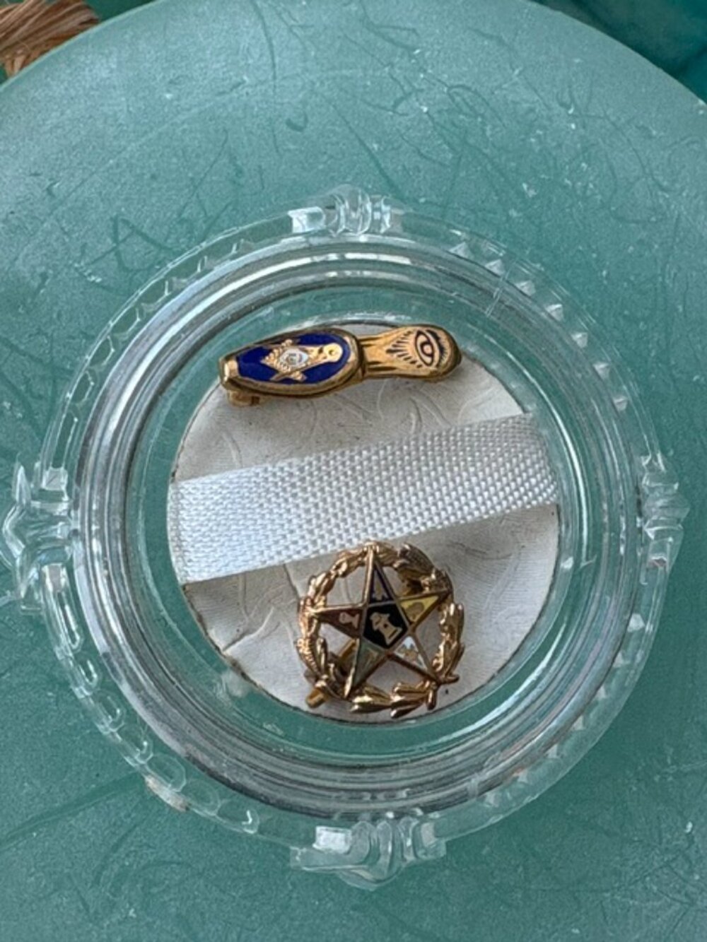 Vintage Masonic Pins – Lot of 3 in Original Display Cases